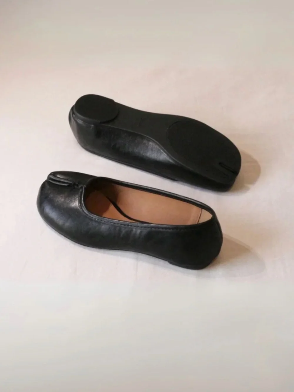 New - Maison Nakamoto - Black Tabi Flats (Size 38)